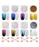 GZSYY Pearl Powder Nail Chrome Glitter - 8PCS Holographic Nail Powder for Stunning Nail Art | International Shipping Available - Buy Online on GoSupps.com
