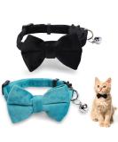Shop Cute Breakaway Cat Collars with Bells - Personalized Neck Bands for Kittens & Puppies in Blue & Black - Ideal for Small Pets - Buy Online on GoSupps.com