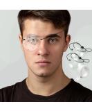 Transparent Ventilated Eye Patches - 2 PCS Adjustable Strap for Cataract Surgery Recovery | Eye Post-Operative Cover with Tape - Buy Online on GoSupps.com
