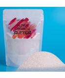 Rainbow White Glitter Powder 150g for Resin, Slime, Craft, Nail Art, Festival & Cosmetic Use - Buy Online on GoSupps.com