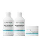 AMAZONICA BELEZA Argan Oil Hair Care Set | Moisturizing Shampoo Conditioner & Mask for Dry Hair | Hydrate & Repair | 10.1 Oz Each - Buy Online on GoSupps.com