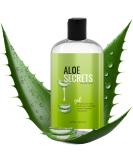 Pure Aloe Vera Gel 12oz - 100% Natural Vegan Highest Quality - California Grown for Face Skin Hair & Sunburn Relief - International Shipping Available - Buy Online on GoSupps.com