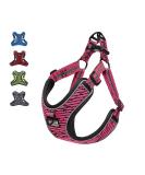 Suredoo Adjustable Dog Harness for Small & Medium Dogs | No Pull Reflective Safety Harness for Puppies - Soft & Comfortable (Small Pink) - Buy Online on GoSupps.com