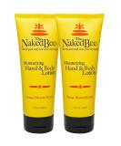 The Naked Bee Orange Blossom Honey Hand and Body Lotion 6.7oz - Twin Pack - Buy Online on GoSupps.com