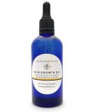 Hair Growth Oil - 100% Natural Argan Coconut Rosemary & Lavender | 100ml | Bees of Britain - Save Bees 5% Donation - Buy Online on GoSupps.com