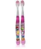 Shopkins Soft Toothbrushes - Brush Buddies 2-Pack for Kids' Dental Care - Buy Online on GoSupps.com