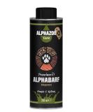 Alphazoo Premium Barf Oil for Dogs & Cats 250ml | Natural Salmon & Hemp Oil with Omega 3-6-9 | Shiny Fur & Healthy Skin | International Shipping - Buy Online on GoSupps.com
