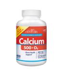 21st Century Calcium 500mg + D3 400 Tablets - Bone Health Support - Buy Online on GoSupps.com