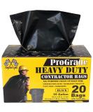 Reli. ProGrade Contractor Trash Bags 55 Gallon (20 Bags w/ Ties) Black 55 Gallon Trash Bags Heavy Duty, Garbage Bags / Construction Bags (2 mil) (55 Gallon - 60 Gallon), Black 20 Count (Pack of 1) - Buy Online on GoSupps.com