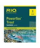 RIO Powerflex Trout 7.5ft Leader Tapered Fly Line 3 Pack - 7X - Buy Online on GoSupps.com