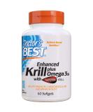 Doctor's Best Enhanced Krill Plus Omega-3s 60 Softgels - Superba Krill Supplement - Buy Online on GoSupps.com
