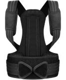 True Face Posture Corrector for Men Women and Kids Spine and Back Support Relief Pain in Neck Back and Shoulders Adjustable and Breathable Back Brace Improves Posture Black L L Black - Buy Online on GoSupps.com