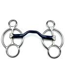 OTTE Cartwheel Ported Blue Sweet Iron Horse Bit Snaffle Port (5.5") - Buy Online on GoSupps.com