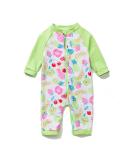 BONVERANO Baby Girls Swimsuit with UPF 50+ Sun Protection - Fruit Print - 9-12 Months - Buy Online on GoSupps.com