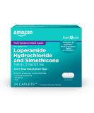 Amazon Basic Care Loperamide Hydrochloride 2 mg and Simethicone 125 mg Tablets  Multi-Symptom  Anti-Diarrhea Medicine  Gas Relief  24 Count 24 Count (Pack of 1) - Buy Online on GoSupps.com