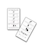 Press-On Nail Application Cards | 50 Pack | DIY Nail Kit Instructions | Marble & Rose Gold Design - Buy Online on GoSupps.com