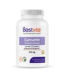 Bestvite Curcumin 510mg (Turmeric) - 120 Vegetarian Capsules with Curcumin C3 Complex & Bioperine - 95% Curcuminoids - Vegan & Non-GMO - Gluten Free - Buy Online on GoSupps.com