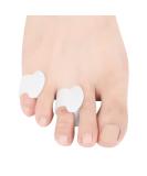 Hoogoo Pinky Gel Toe Separators 10Pcs Silicone Toe Spacers Small Toe Protector Spreader Cushions for Curled Overlapping Separate Toe Correct Hammer Toes Protect Toes 10 Count (Pack of 1) - Buy Online on GoSupps.com