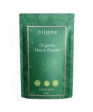 Biiome Premium Neem Leaves Powder - 100% Pure & Organic for Skin, Hair & Immunity | Detox & Dandruff Control - Buy Online on GoSupps.com
