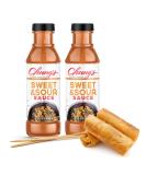 Chung's Natural Sweet and Sour Sauce | Low Sodium, Low Fat, Gluten-Free | Dipping & Marinade Sauce | Made in USA (12 FL. Oz, Pack of 2) - Buy Online on GoSupps.com