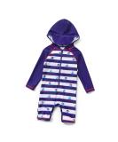 BONVERANO Baby Boys Swimsuit 18-24 Months | UPF 50+ Sun Protection One Piece Hooded Sailng Suit - Buy Online on GoSupps.com