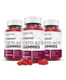 Justified Laboratories ProFast Keto ACV Gummies 1000MG 3 Pack - Vegan Non GMO with Pomegranate Juice, Beet Root, B12 - 180 Gummies - 60 Count - Buy Online on GoSupps.com