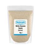 Organic White Hulled Sesame Seeds 1kg | Fenbrook - Buy Online on GoSupps.com