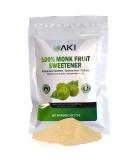 AKI Monk Fruit Powdered Brown Raw Sweetener (2 Oz / 57Gr) | Sugar-Free for Blended Beverages - Buy Online on GoSupps.com