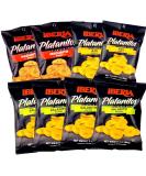 Iberia Plantain Chips Variety Pack of 8 - Salted, Sweet, and Garlic Flavors | 3 Ounce Bags - Buy Online on GoSupps.com