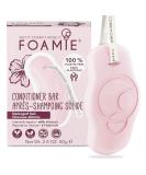 Foamie Conditioner Bar Hibiskiss - Eco-Friendly Vegan Cruelty-Free Hair Conditioner for Damaged Hair | Plastic-Free All-Natural Ingredients - Buy Online on GoSupps.com