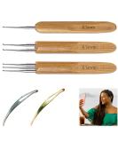 Dreadlocks Tool Set - 5 Pcs Crochet Hooks & Interlocking Needles for Hair Weaving, Braid Craft - Buy Online on GoSupps.com
