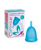 Buy MamiCup Soft Menstrual Cup - Reusable Medical Silicone in Turquoise (L) | Eco-Friendly & Comfortable - Buy Online on GoSupps.com