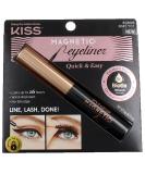 Kiss Magnetic Eyeliner Black 0.17oz (Pack of 2) - Long-lasting Formula - Easy to Apply - Buy Online on GoSupps.com