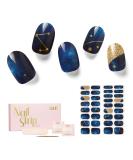 NAILOG Semi Cured Gel Nail Strips 34 pcs Salon-Quality Gel Nail Stickers Long Lasting Nail Wraps for Women with Soft Gel Finish Zodiac - Buy Online on GoSupps.com