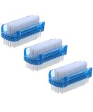 Amathings Double-Sided Hand Washing Brush Set - 3 Universal Cleaning Brushes for Hands & Surfaces (Blue) - Nail & Hand Cleaning Tools - Buy Online on GoSupps.com