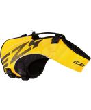 Ezydog Premium Life Jacket for Dogs - DFD X2 Swimming Vest | Yellow 4XS - Ideal for Small Medium & Large Breeds - Durable Rescue Vest with Handle - International Shipping Available - Buy Online on GoSupps.com
