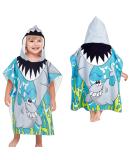 Supgomax Hooded Bathing Poncho for Kids - Cartoon Beach Towels Absorbent Baby Hooded Towels for Swimming and Shower - Buy Online on GoSupps.com