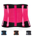 Fevan Lumbar Support for Men & Women | Pain Relief with Double Velcro Fasteners | L-XL Pink - Buy Online on GoSupps.com