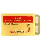 Ilhwa Korean Ginseng Capsules 500mg - 100 Count for Energy & Wellness - Buy Online on GoSupps.com