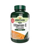 Natures Aid Vitamin C 500mg Chewable Tablets - Vegan Friendly & Sugar Free - 100 Count - Buy Online on GoSupps.com