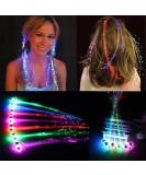30 Pack LED Fiber Optic Hair Barrettes - Light-Up Extensions for Party, Festival, Concerts - Buy Online on GoSupps.com