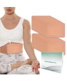 20 Pcs Castor Oil Pack Wrap - Self-Adhesive Organic Cotton | High Absorbent Flannel | 8.2x6.3in | No Wash | Perfect for Men & Women - Buy Online on GoSupps.com