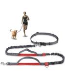 Achort Hands-Free Dog Leash & Waist Belt with Bungee - Reflective Adjustable for Dogs Up to 110 kg - Perfect for Running & Jogging (Red) - Buy Online on GoSupps.com