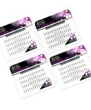 Ardell Double Up Individual Knot Medium Black False Eyelashes - 4 Pack - Buy Online on GoSupps.com