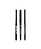 KISS New York Professional Luxury Intense Eyeliner 3 PACK Black - Long-Lasting Formula - Buy Online on GoSupps.com