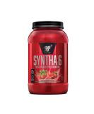 BSN Syntha-6 Ultra Premium Strawberry Milkshake Protein Powder 2.91 lbs | Best Muscle Recovery - Buy Online on GoSupps.com