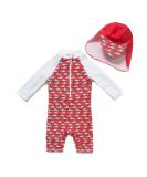 BONVERANO Baby Boys Swimsuit UPF 50+ Long-Sleeve Swordfish One Piece - 6-9 Months - Buy Online on GoSupps.com