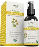 Viva Naturals Certified Organic Jojoba Oil 100% Pure & Cold Pressed - 4 oz - Buy Online on GoSupps.com