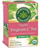 Organic Pregnancy Tea - Caffeine Free | Traditional Medicinals | 16 Wrapped Bags - Buy Online on GoSupps.com