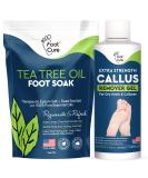 Tea Tree Foot Soak & Callus Remover Gel Kit - Antifungal Soak with Epsom Salts for Calluses, Dry Cracked Heels, Toenail Fungus, and Odor - Tea Tree Oil Pedicure for Tired Feet - Buy Online on GoSupps.com